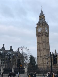 Big Ben and the Eye of London, Dec. 2016