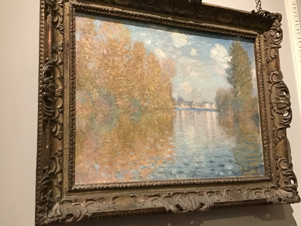 Monet's Autumn Effect at Argenteuil, Courtauld Gallery, Somerset House, London, Dec. 2016
