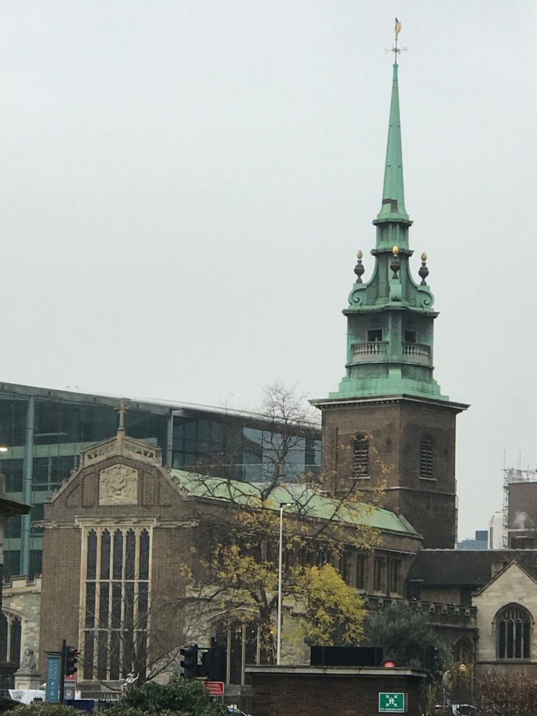 All Hallows By the Tower Church, London, Dec. 2016.