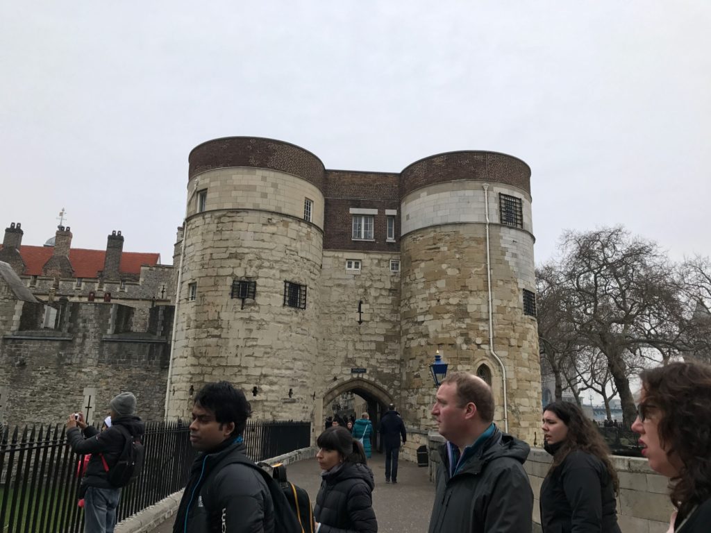 The Gate House at the Tower of London. Dec. 2016.