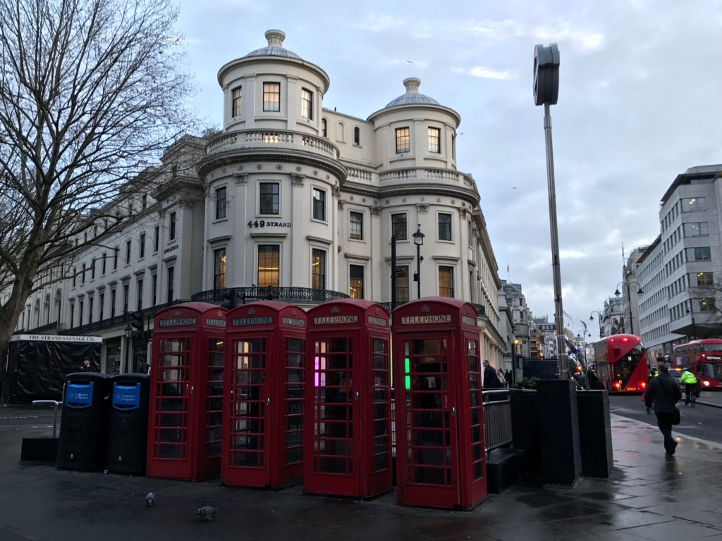 Phone boxes - of course! London, Dec. 2016.