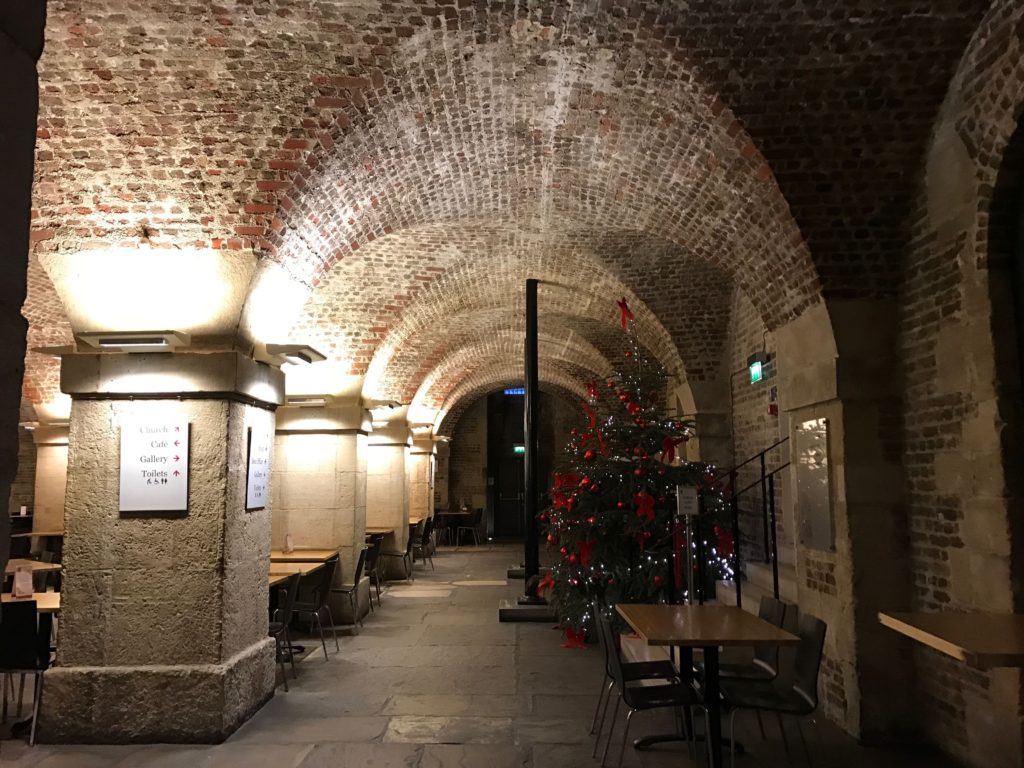 The Crypt at St. Martin of Fields. London, Dec. 2016.