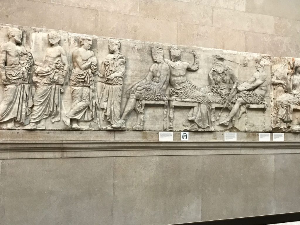 Parthenon friezes. British Museum, London, Dec. 2016.