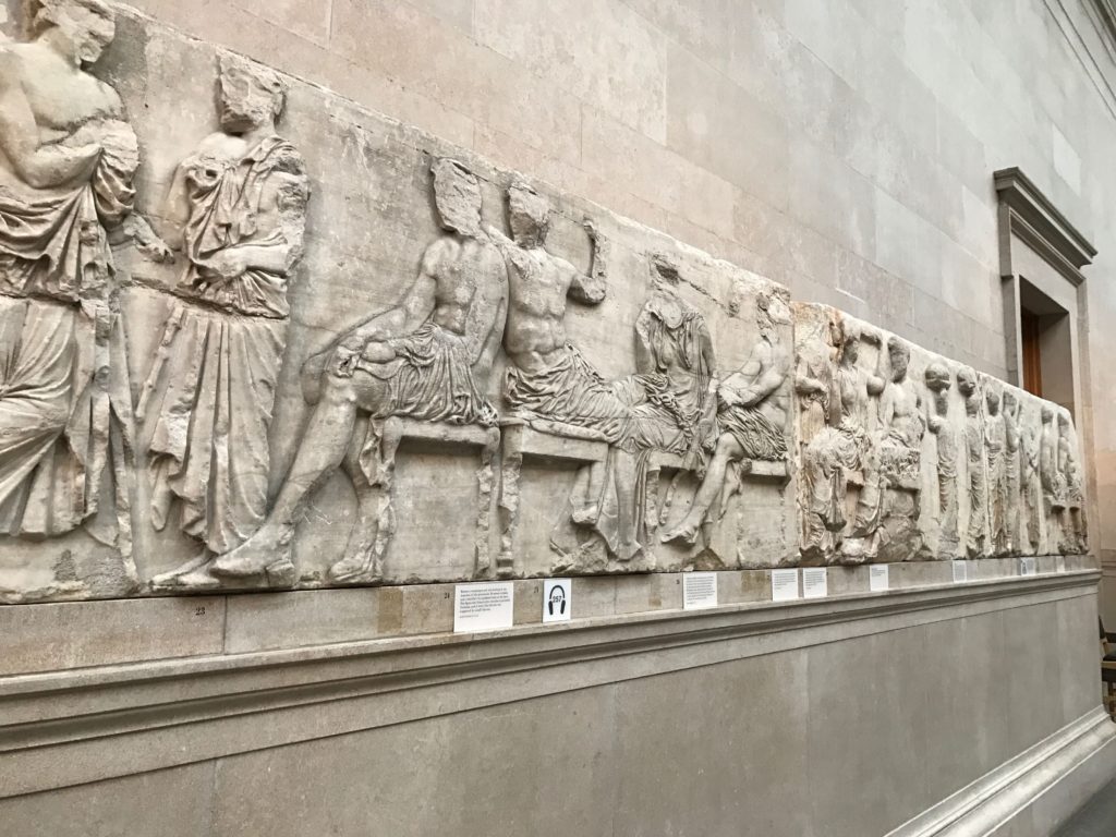 Parthenon friezes. British Museum, London, Dec. 2016.
