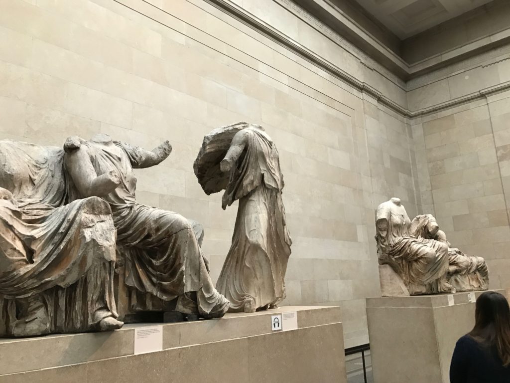 Parthenon pediments. British Museum, London, Dec. 2016.