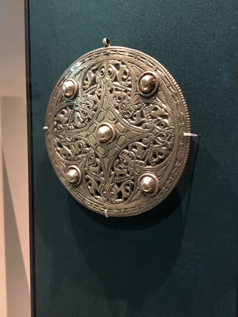 The Strickland Brooch, Anglo-Saxon, 800s AD. British Museum, London, Dec. 2016.