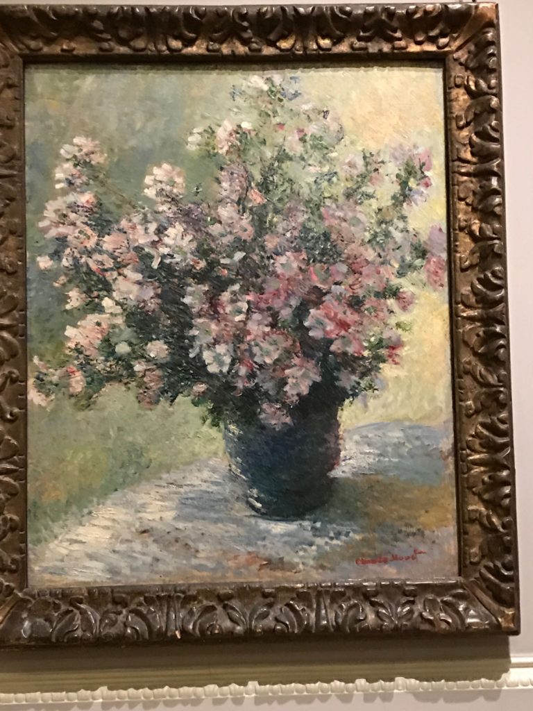 Vase of Flowers, Claude Monet. Courtauld Gallery, London, Dec. 2016.