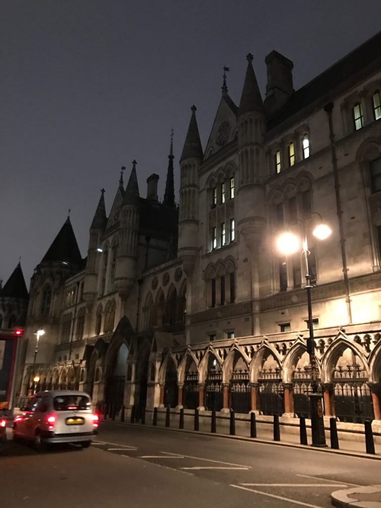 One of London's Court Buildings. Dec. 2016