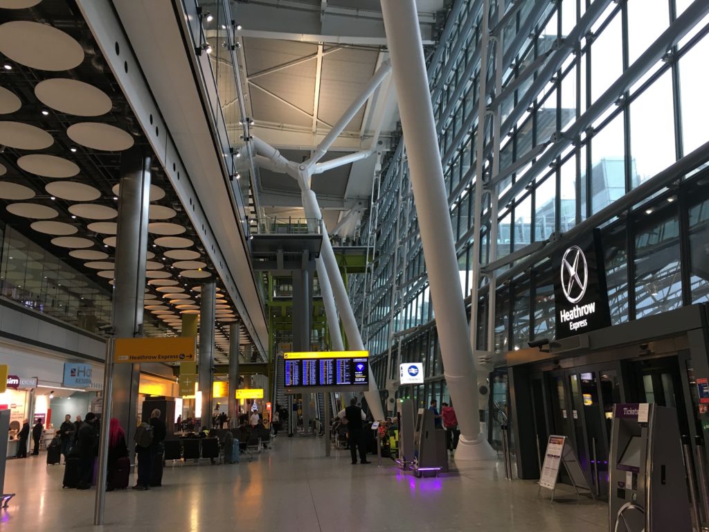 Heathrow Airport. London, Dec. 2016.