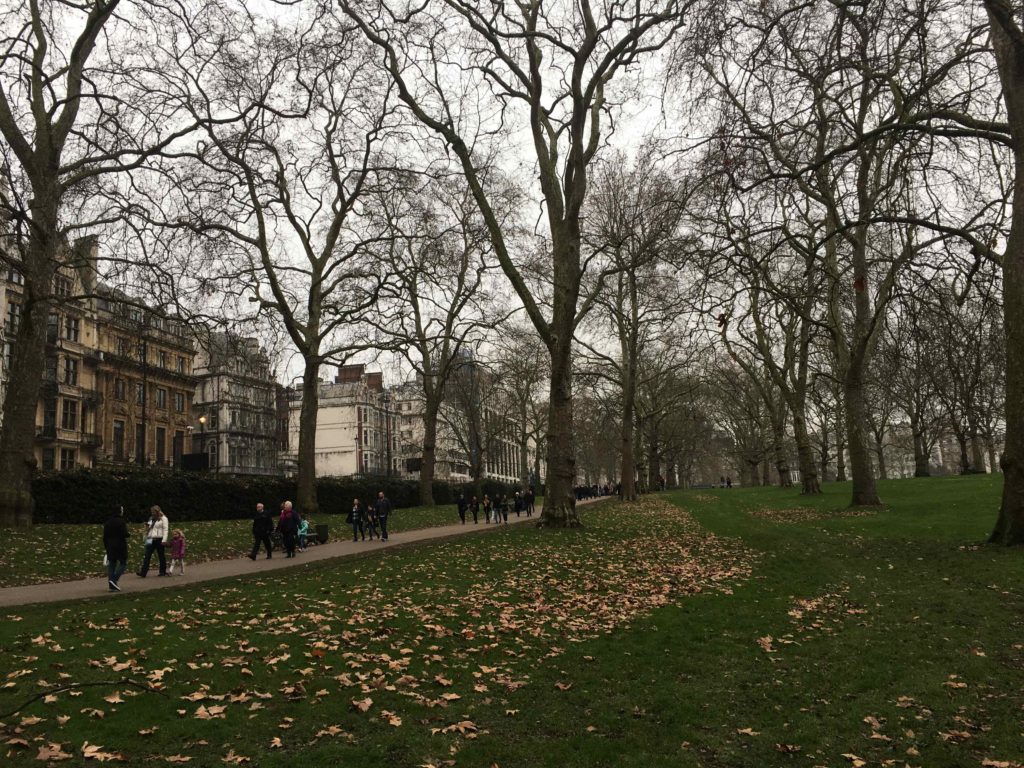 Hyde Park. London, Dec. 2016
