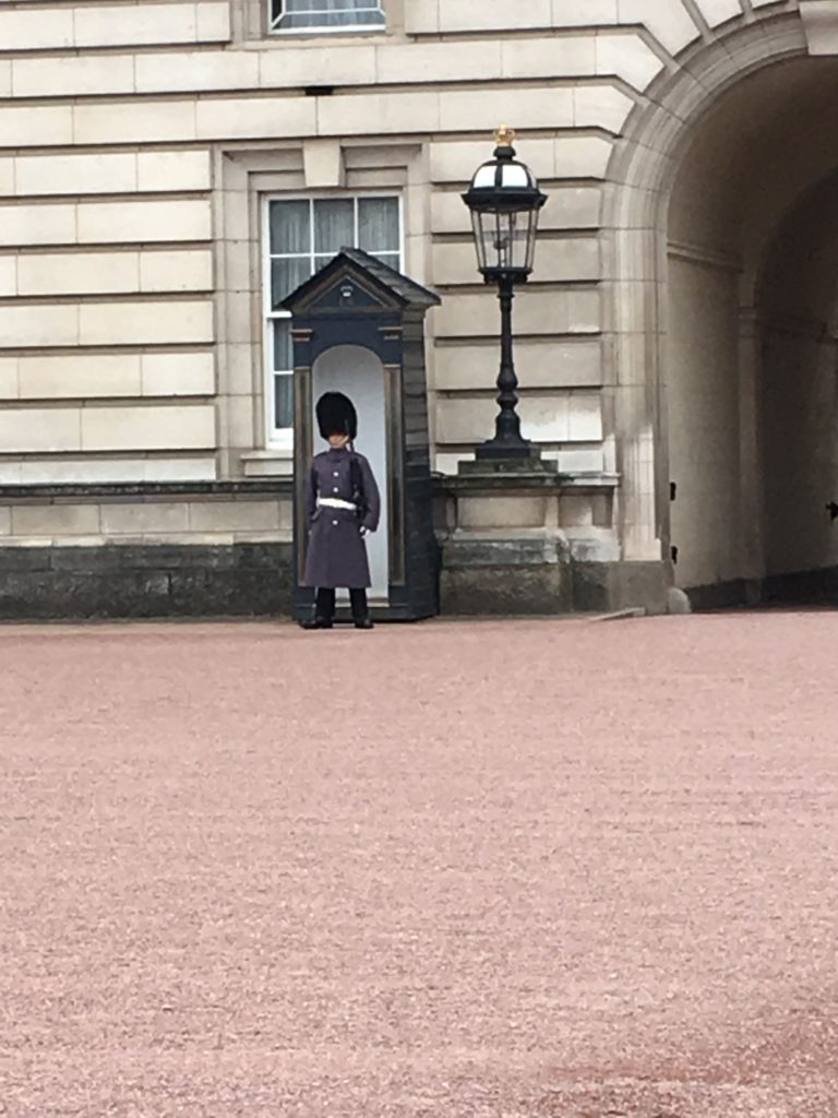 Guard at Buckingham Palace. London, Dec. 2016.