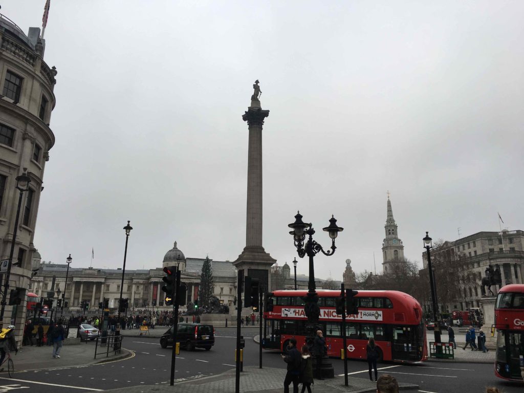 Trafalgar Square. London, Dec. 2016